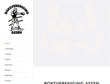 Tablet Screenshot of boksvereniging-assen.nl